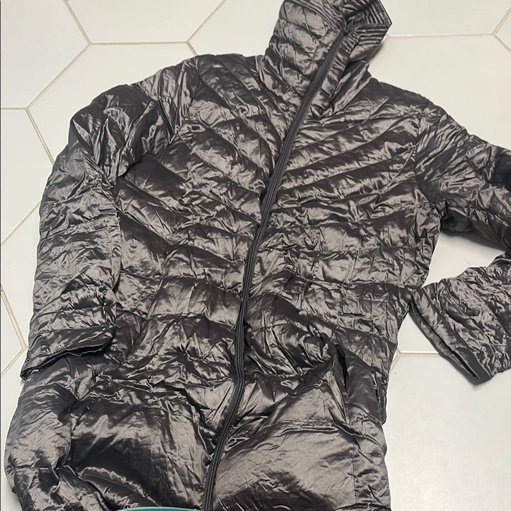 Bernardo Charcoal Packable Down Jacket - image 3